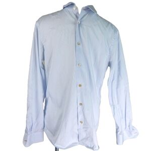 Paul‎ Smith Blue White Pinstripe Dress Shirt
